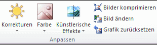 Office 2010: Die Befehlsgruppe Anpassen Office 2010: Die Befehlsgruppe Anpassen