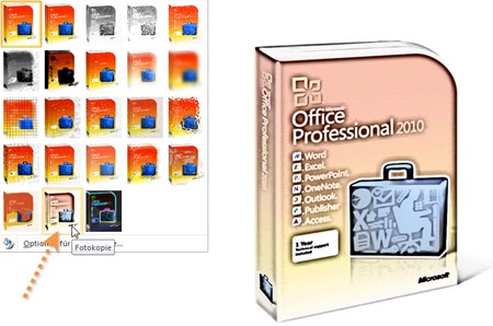 PowerPoint 2010: Künstlerischen Effekt Fotokopie zuweisen