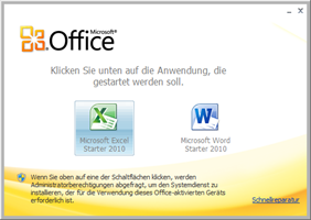 Startbild fuer OFFICE TO GO Startbild fuer OFFICE TO GO