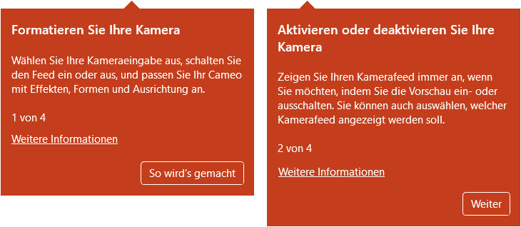 Mit nur wenigen Klicks werde ich dank der neuen Funktion ein Teil meiner Präsentation. Mit Cameo mein Webcam-Bild auf meinen Folien einbauen und PowerPoint gibt Hinweise zu den ersten Schritten mit der neuen Funktion CAMEO
